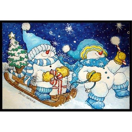 MICASA Celebrate The Season Of Wonder Snowman Indoor & Outdoor Mat24 x 36 in. MI714624